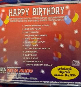 Happy Birthday, META Audio CD