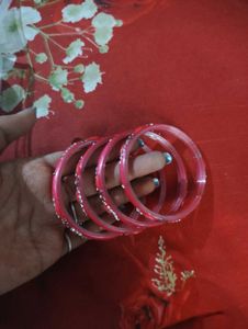 Sparkling Blue &amp; Gold Bangles Set