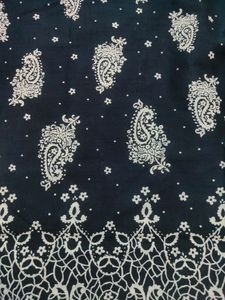 Unused Beautiful Navy Blue Soft Cotton Kurti