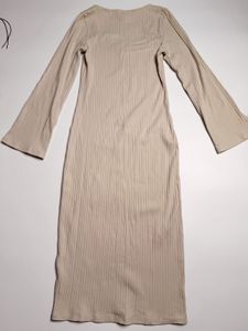 Ribbed Knit Midi Dress