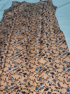 Peach Floral Kurta