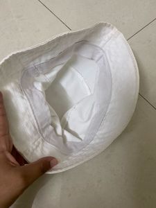 Classic White Bucket Hat