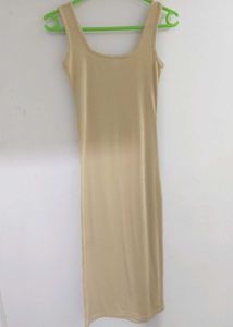 Sleeveless Ribbed Midi Dress