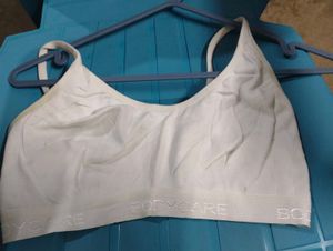 White Sports Bra