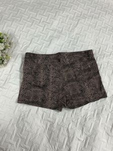 Snake Print Shorts