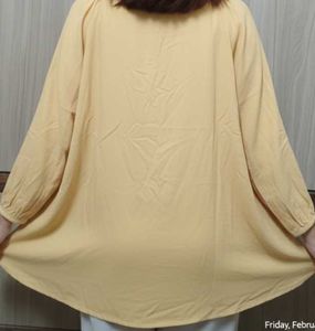 Yellow Button-Down Top
