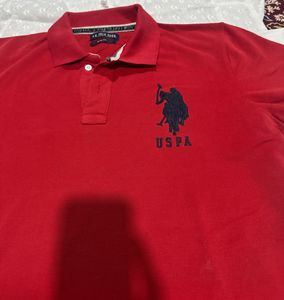US Polo Red Shirt