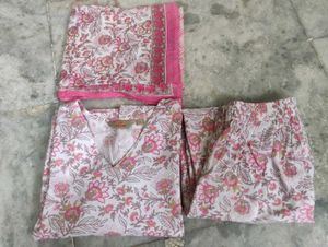ANOUK PURE COTTON KURTA SET
