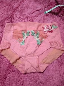 Pretty Pink Lace Butterfly Briefs