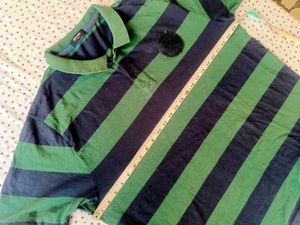 Men's Striped Polo T-Shirt