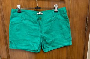 St John's Bay Bottle Green Shorts