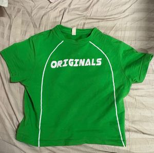 Vibrant Green "Originals" T-Shirt S size