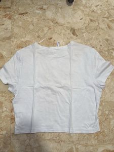 White H&amp;M crop Top