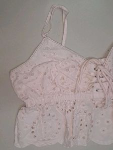 Peach Crop Top With A Low Price