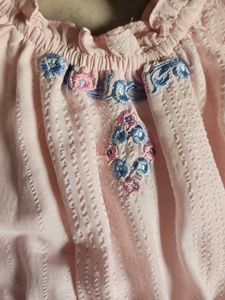 Sweet Pink Ruffled Dress