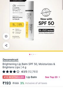 Deconstruct Brightening Lip Balm