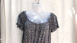 Floral Print Off-Shoulder Top