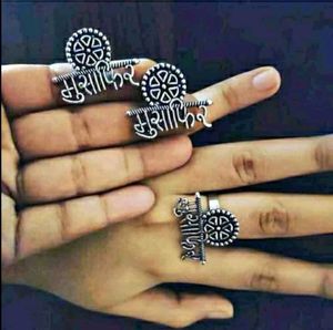 Combo of Ethnic Oxidised Silver Earring & Ring