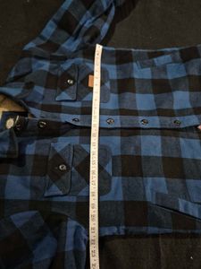 Dickies Men's Blue Plaid Flannel Jacket