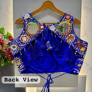 Designer Embellished Blue Blouse