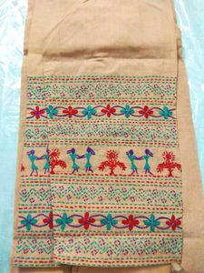 Peach Hand Embroidery Kurta With Flaws
