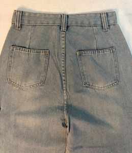 Light Wash Cargo Jeans