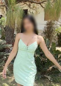 Mint Green Lace-Up Mini Dress
