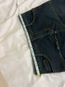 Denim Patchwork Skirt