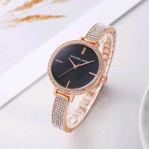 MICHAEL KORS DIAMOND STUDDED SLIM WATCH FOR LADIES