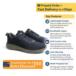 men's sports shoes black