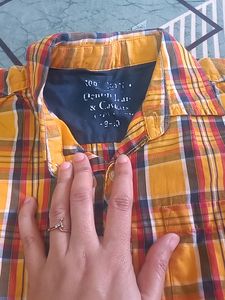 Yellow Checks Shirt