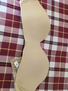 Strapless Beige Bra