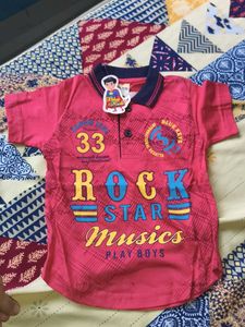 Cute Red Boys T-Shirt with Graphics