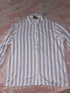 Classic Striped Button-Up Shirt