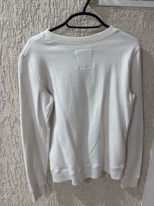Hollister White Sweatshirt