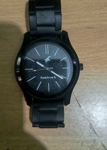 Fastrack Black Metal Watch
