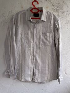 Men's Striped Long-Sleeve Shirt