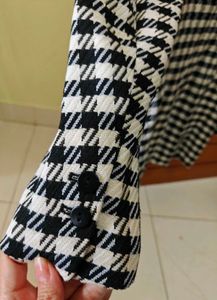 Zara Houndstooth Blazer