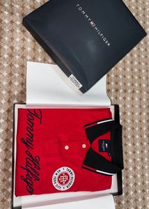 Tommy Hilfiger Red Polo Shirt