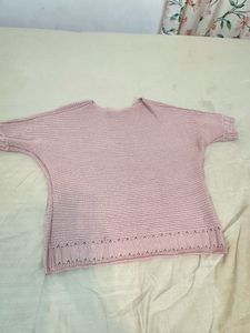 Chic Pink Knit Sweater