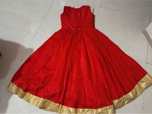 Elegant Red gown 2 in one