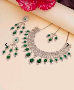 American Diamond Jewellery Set