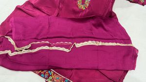 new Elegant Magenta Kurta with Embroidery