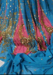 y2k handwork lehanga saree wd blouse pc.
