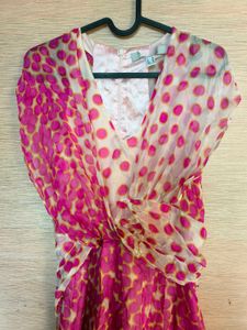 Polka Dot Silk Dress