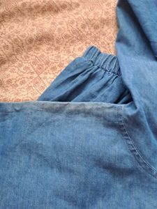 Denim Hoodie Tunic - New with Tags!
