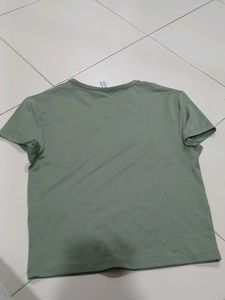 Olive Green Basic T-Shirt