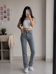 Light Grey Bootcut Jeans