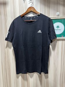 Adidas 3 Strips Black Activewear T-Shirt