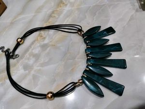 Statement Green Pendant Necklace